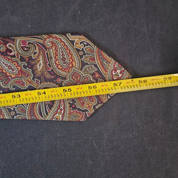 Neil Martin 100% Silk Ties Made in USA Set of 2 Paisley Business Office Suit - Picture 6 of 11